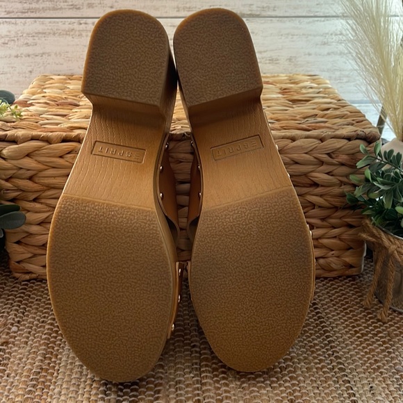 With a boho feel, the Esprit Mia heeled sandals color is Whiskey size 9.5 - Picture 5 of 11